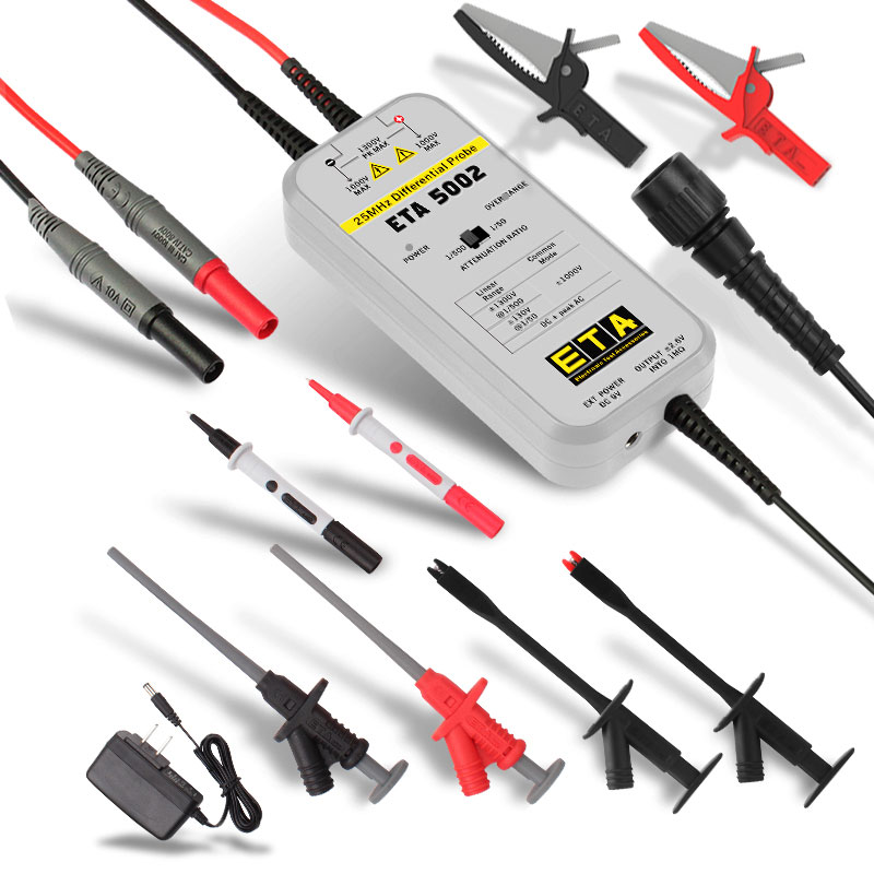 Miyee ETA5002/ETA5010/ETA5026  - High Voltage Differential Probe 100Mhz 1300V incelemesi ve fiyatı