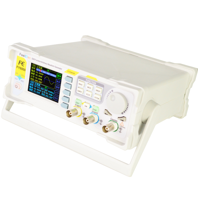 Yeni FY6900 60MHz çift kanal D - Dual Channel Arbitrary Waveform Function Generator 60Mhz incelemesi ve fiyatı